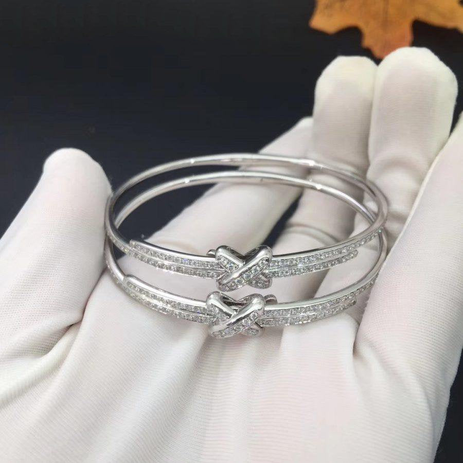 [Leaves]JEUX DE BRACELET DIAMONDS SILVER