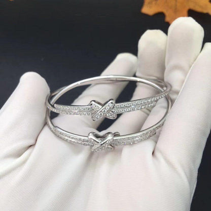 [Leaves]JEUX DE BRACELET DIAMONDS SILVER