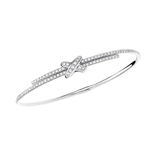 [Leaves]JEUX DE BRACELET DIAMONDS SILVER