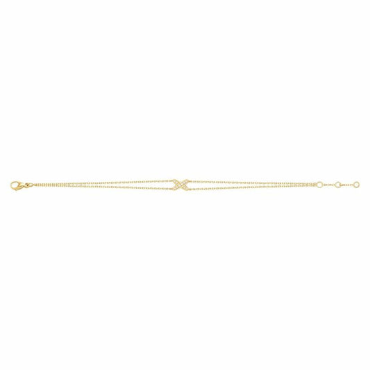 [Leaves]JEUX BRACELET GOLD DIAMOND