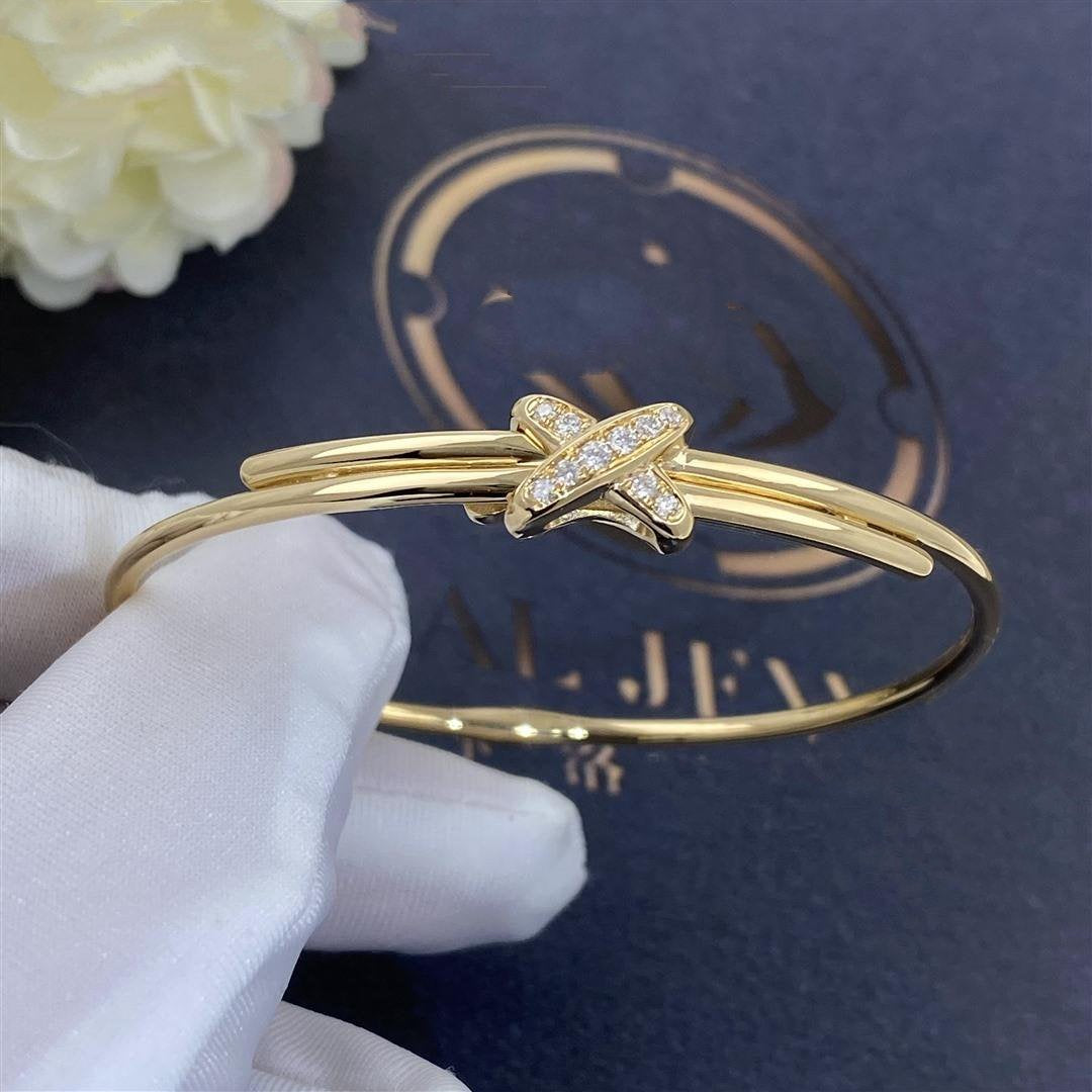 [Leaves]JEUX DE BRACELET GOLD DIAMONDS