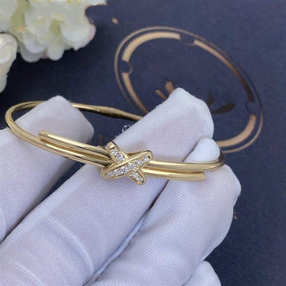 [Leaves]JEUX DE BRACELET GOLD DIAMONDS