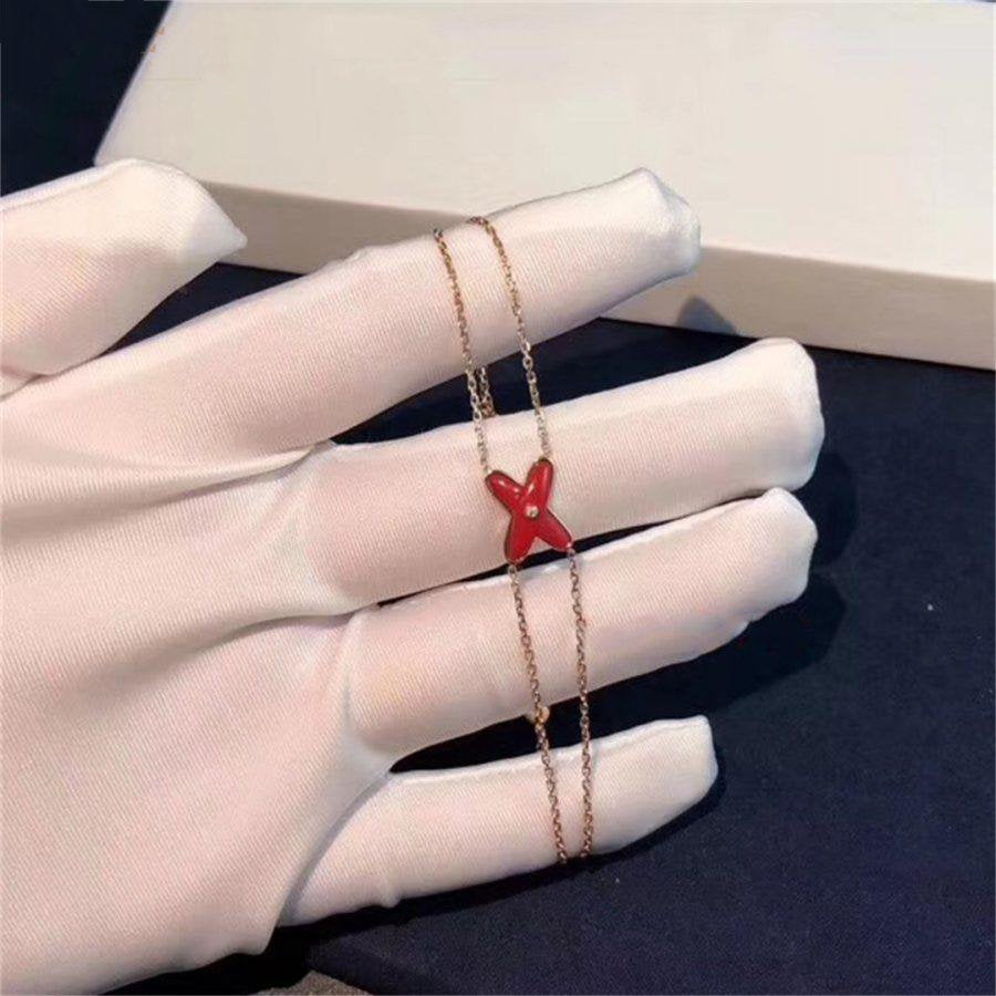 [Leaves]JEUX BRACELET CARNELIAN ROSE GOLD 1 DIAMOND