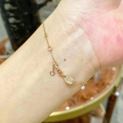 [Leaves]JEUX DE BRACELET MOP ROSE GOLD DIAMONDS