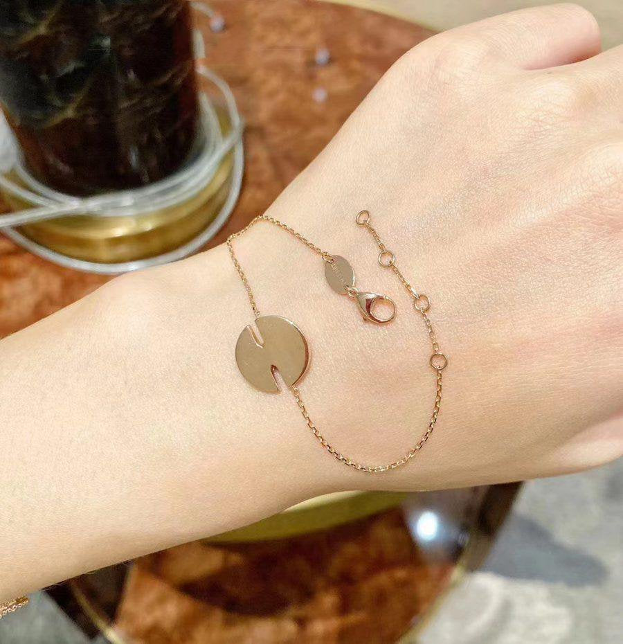 [Leaves]JEUX DE BRACELET MOP ROSE GOLD DIAMONDS