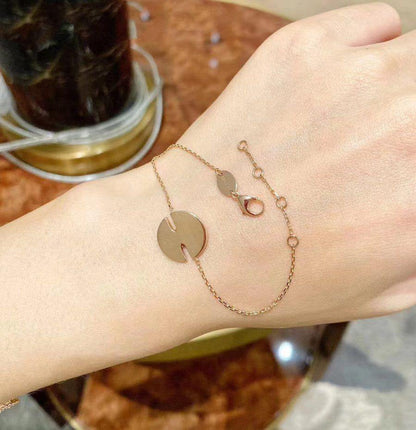 [Leaves]JEUX DE BRACELET MOP ROSE GOLD DIAMONDS