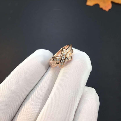 [Leaves]JEUX DE ROSE GOLD DIAMOND RING