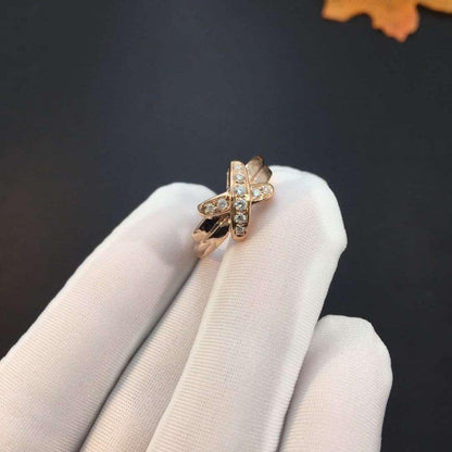[Leaves]JEUX DE ROSE GOLD DIAMOND RING