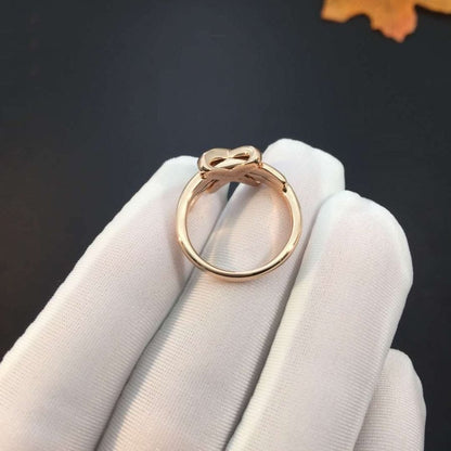 [Leaves]JEUX DE ROSE GOLD DIAMOND RING