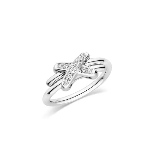 [Leaves]JEUX DE SILVER DIAMOND RING