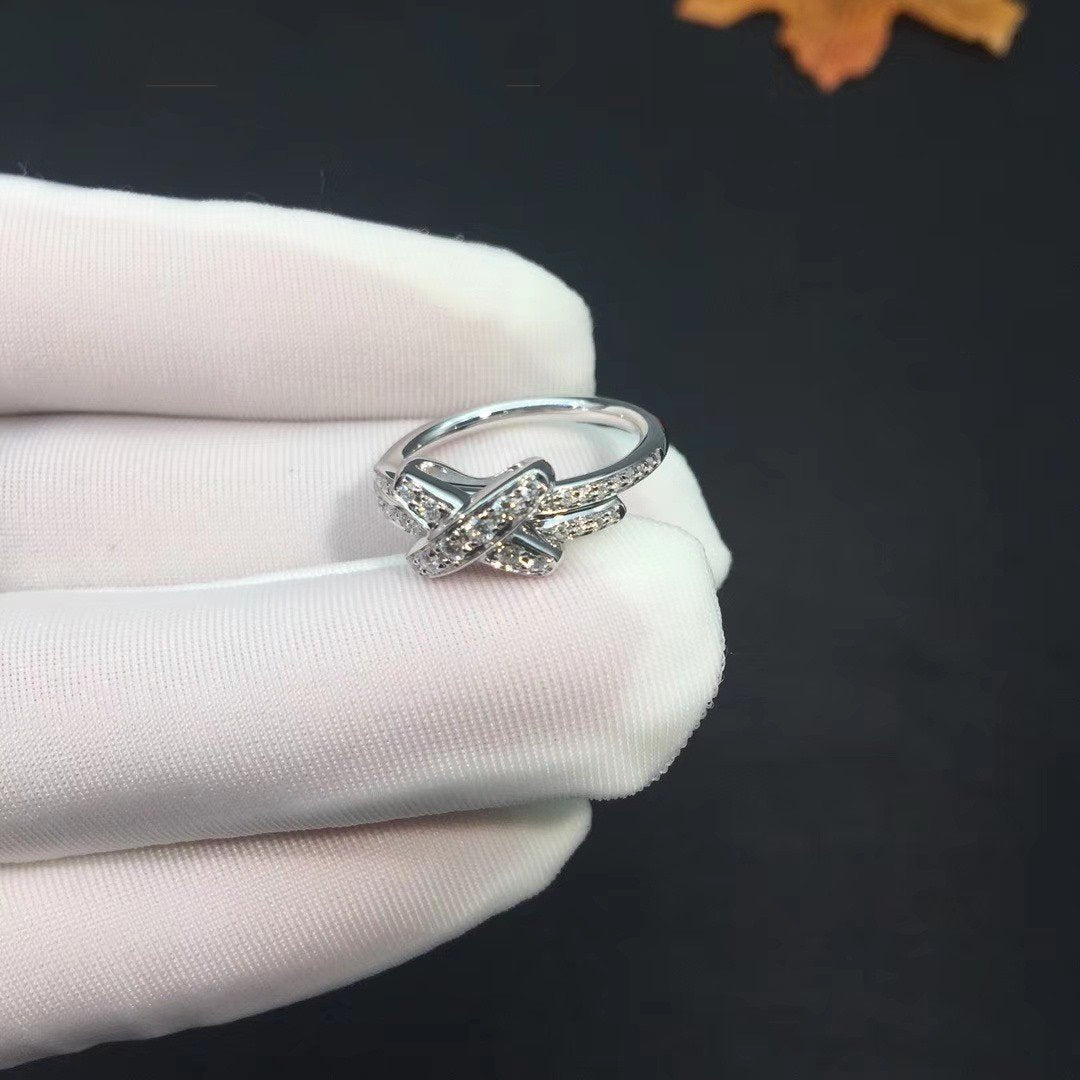 [Leaves]JEUX DE SILVER DIAMOND RING