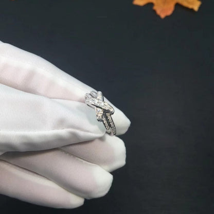 [Leaves]JEUX DE SILVER DIAMOND RING