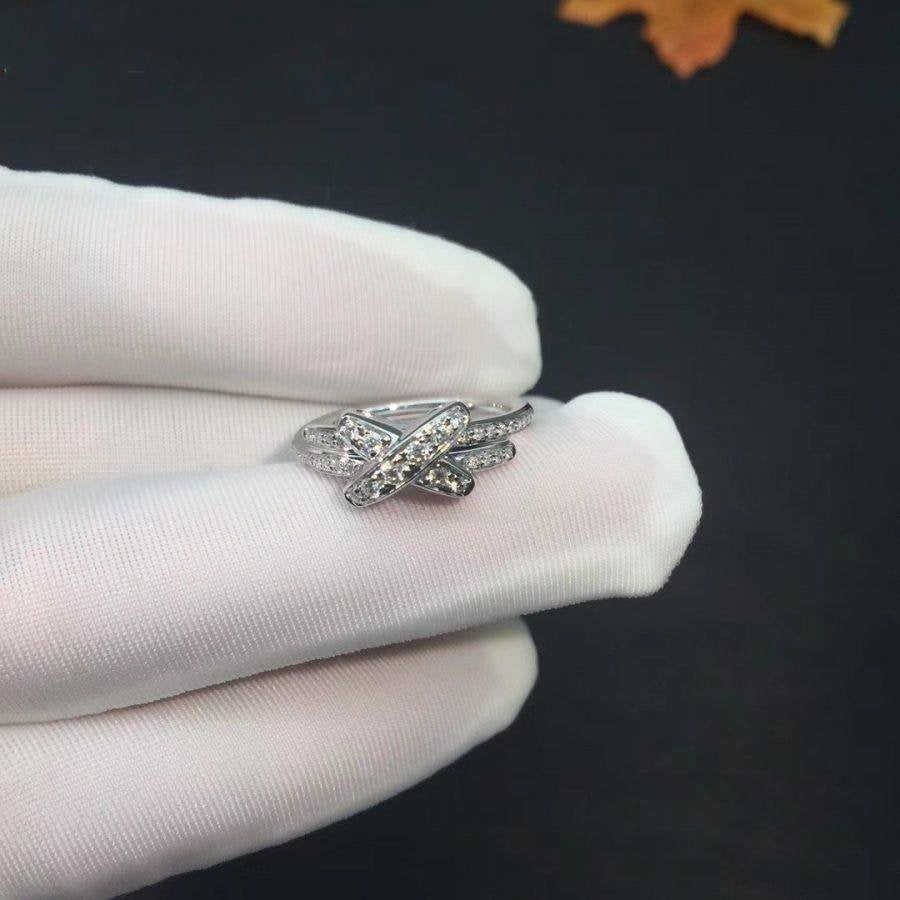 [Leaves]JEUX DE SILVER DIAMOND RING