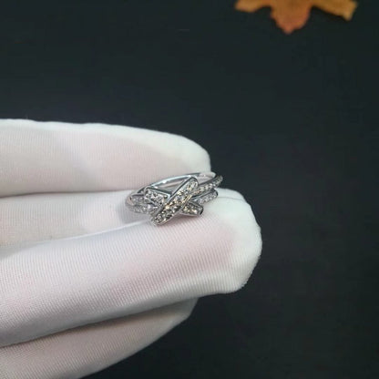 [Leaves]JEUX DE SILVER DIAMOND RING