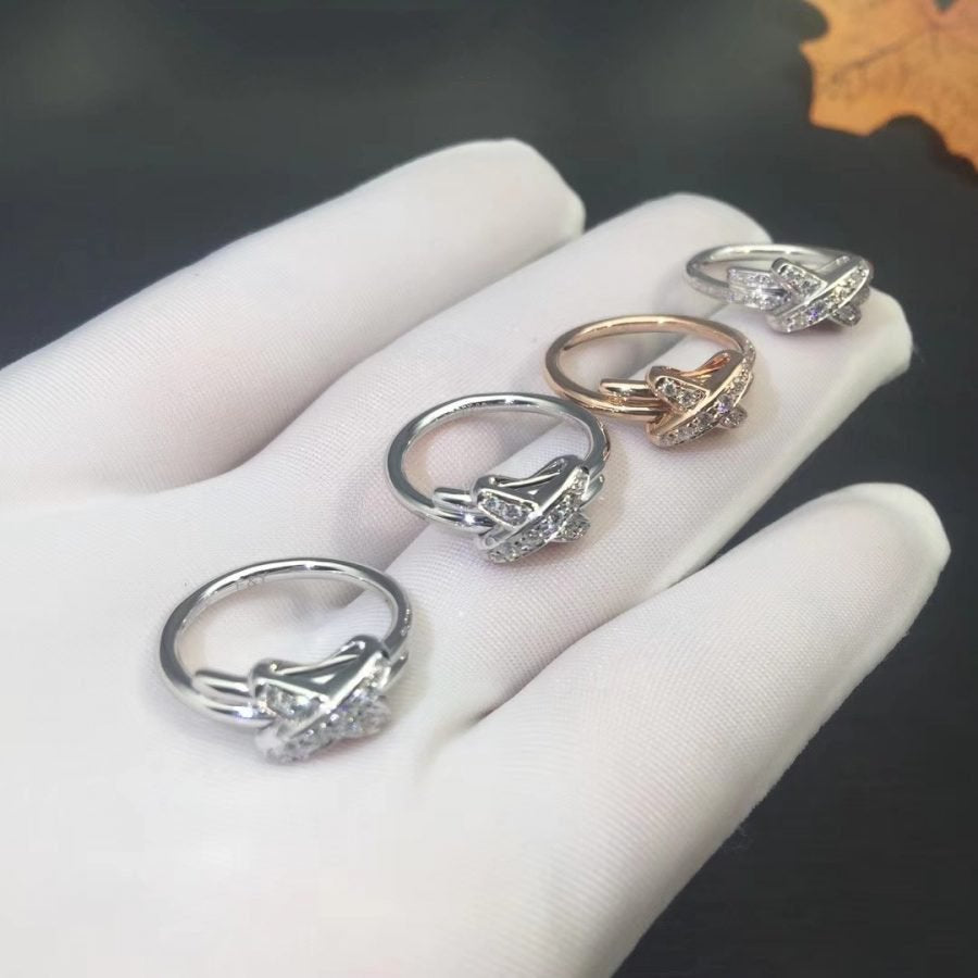 [Leaves]JEUX DE SILVER DIAMOND RING