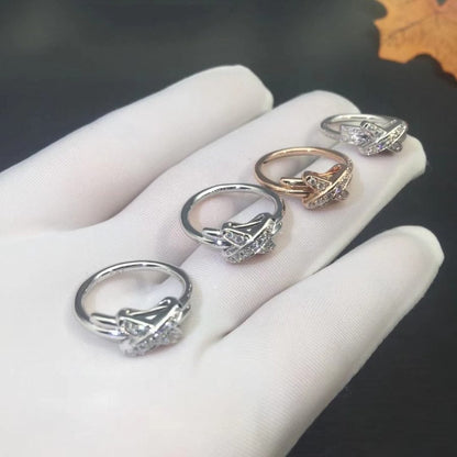[Leaves]JEUX DE SILVER DIAMOND RING