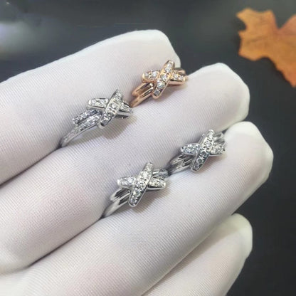 [Leaves]JEUX DE SILVER DIAMOND RING