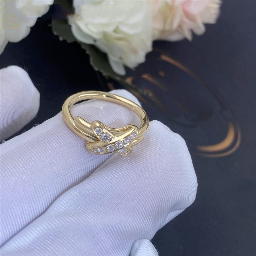 [Leaves]JEUX DE GOLD DIAMOND RING