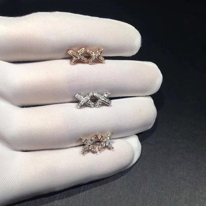 [Leaves]JEUX DE DIAMOND EARRINGS