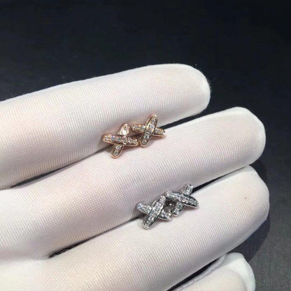 [Leaves]JEUX DE DIAMOND EARRINGS