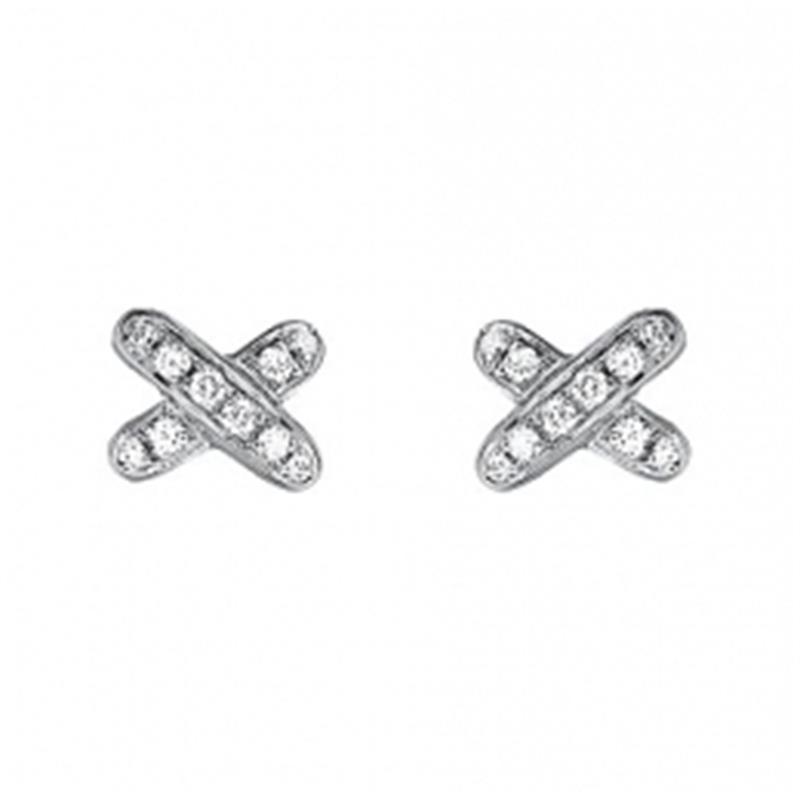 [Leaves]JEUX DE DIAMOND EARRINGS