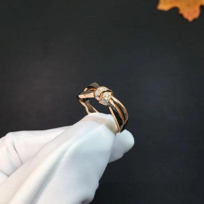 [Leaves]LIENS RING ROSE GOLD DIAMOND