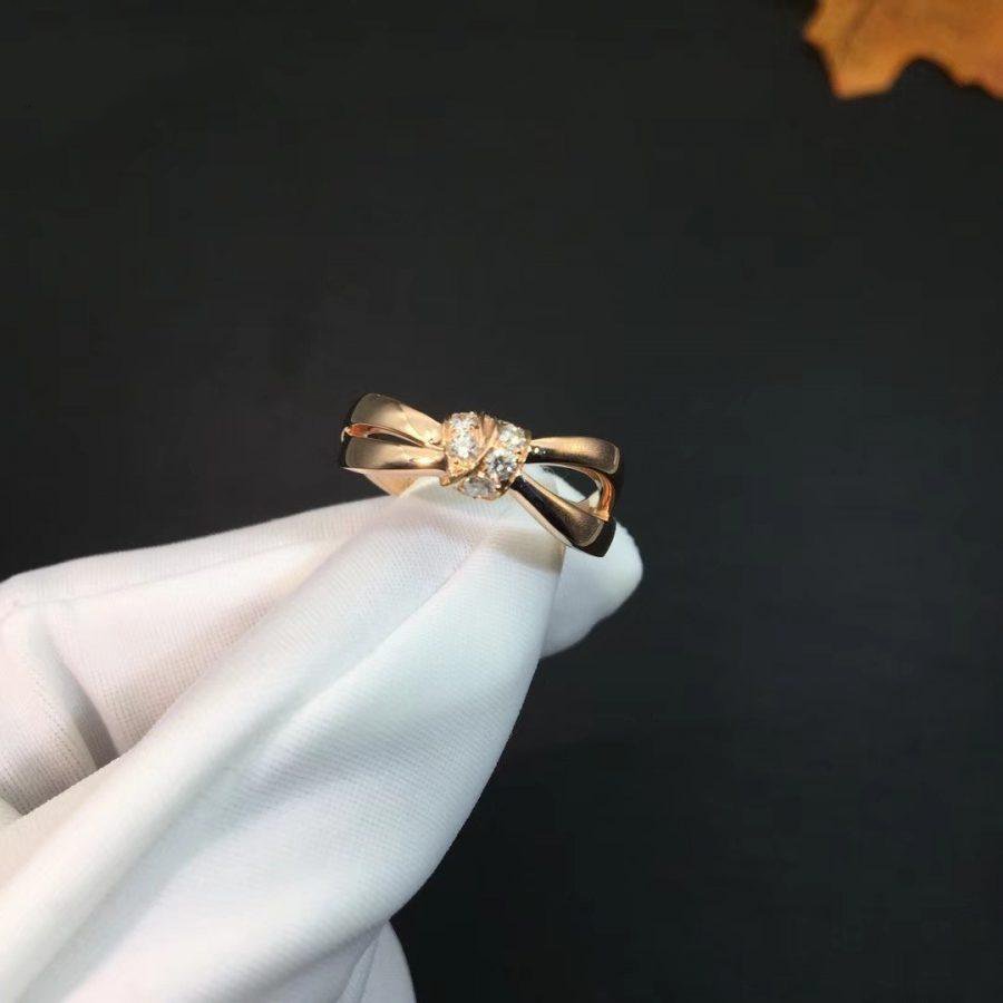 [Leaves]LIENS RING ROSE GOLD DIAMOND