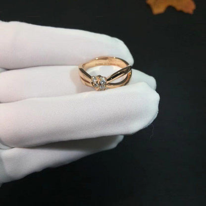 [Leaves]LIENS RING ROSE GOLD DIAMOND