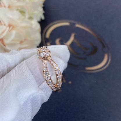 [Leaves]LIENS ROSE GOLD DIAMOND RING