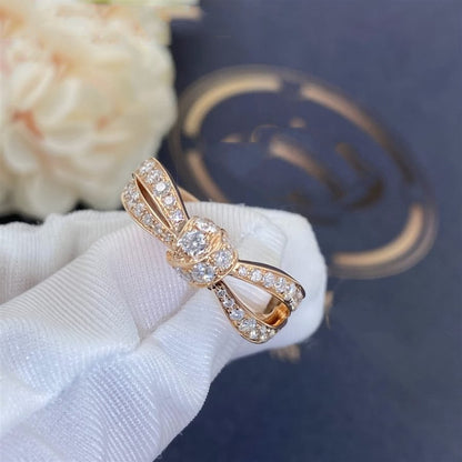 [Leaves]LIENS ROSE GOLD DIAMOND RING