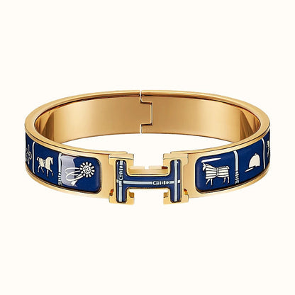 [Leaves]H COUVERTURES DARK BLUE BRACELET