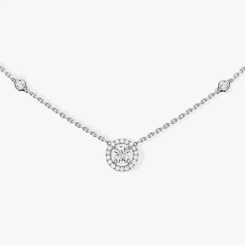 [Leaves]JOY PENDANT DIAMOND NECKLACE
