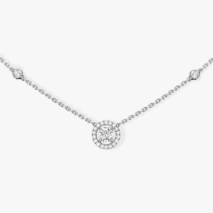 [Leaves]Diamond Necklace 0,20ct Brilliant Shape Joy