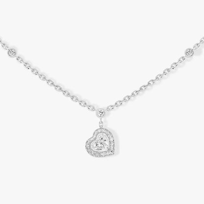 [Leaves]CLASSIC HEART PENDANT NECKLACE