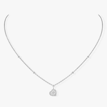 [Leaves]CLASSIC HEART PENDANT NECKLACE