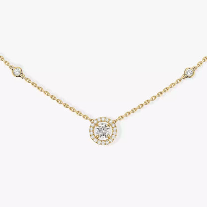 [Leaves]JOY PENDANT DIAMOND NECKLACE