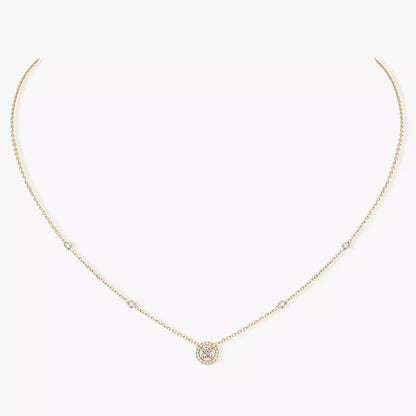 [Leaves]JOY PENDANT DIAMOND NECKLACE