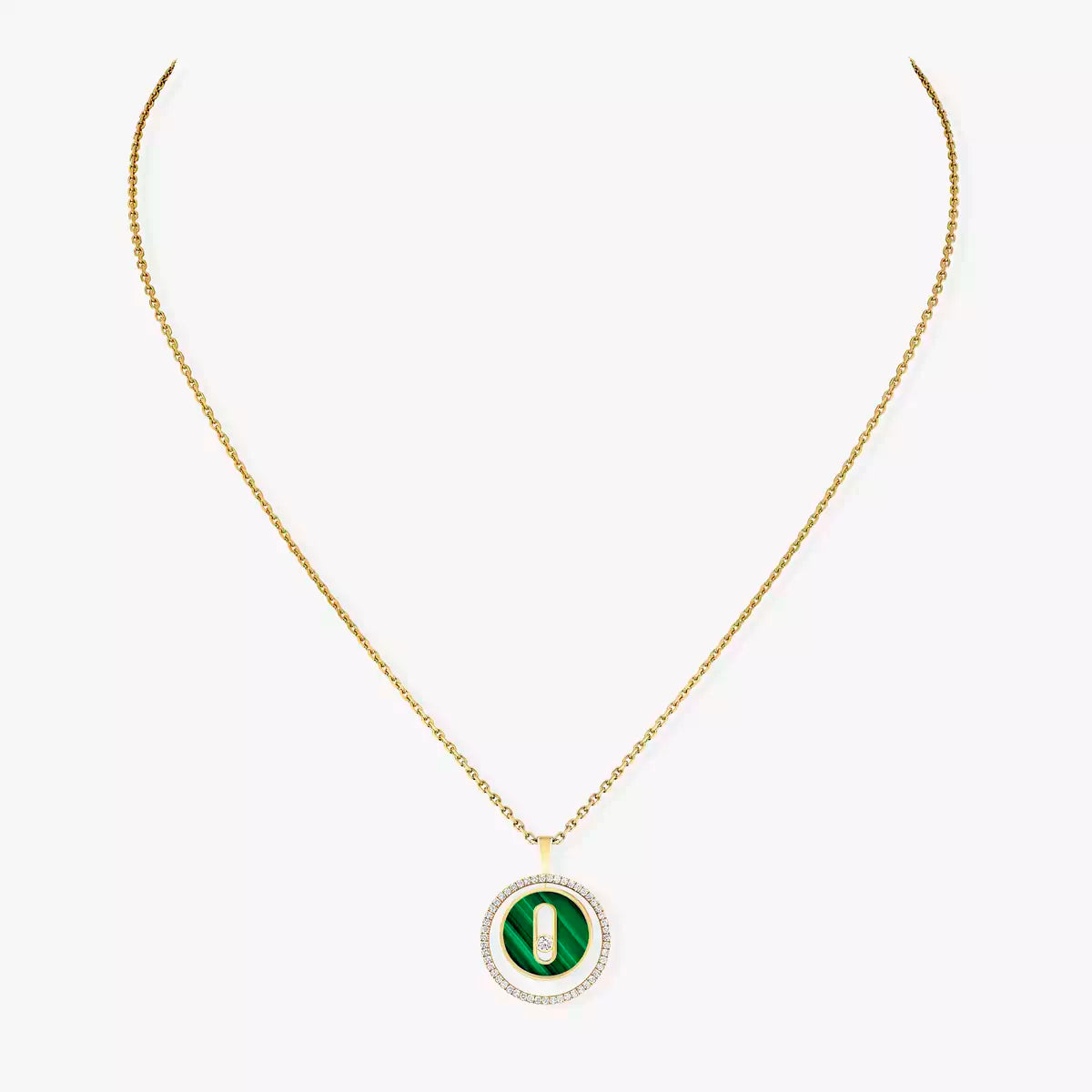 [Leaves]LUCKY MOVE DIAMOND NECKLACE