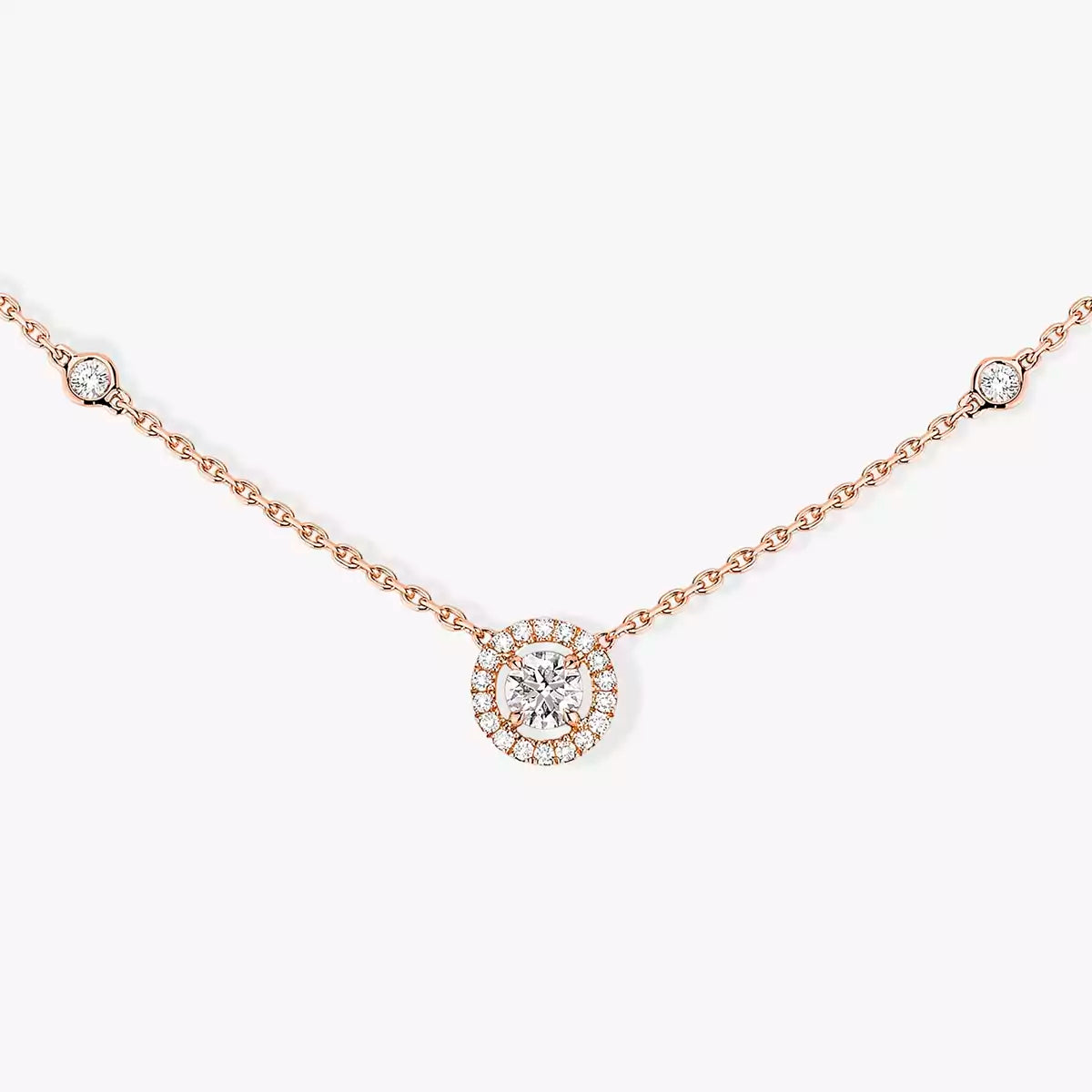 [Leaves]JOY PENDANT DIAMOND NECKLACE