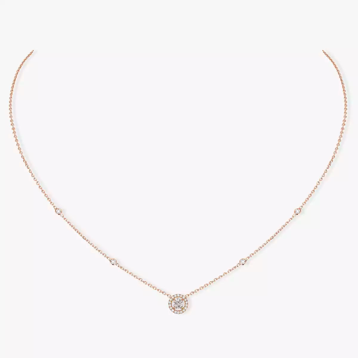 [Leaves]JOY PENDANT DIAMOND NECKLACE