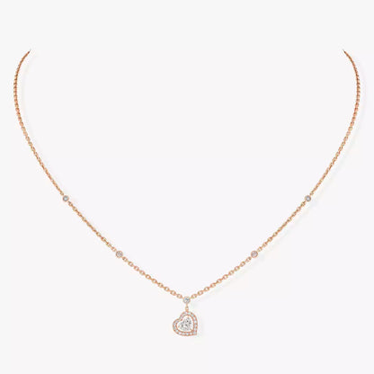 [Leaves]CLASSIC HEART PENDANT NECKLACE