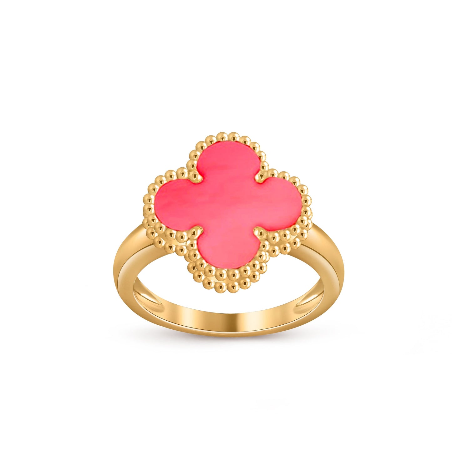 [Leaves]LUCKY CLOVER VINTAGE GOLD RING COLLECTION