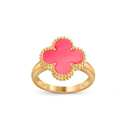 [Leaves]LUCKY CLOVER VINTAGE GOLD RING COLLECTION
