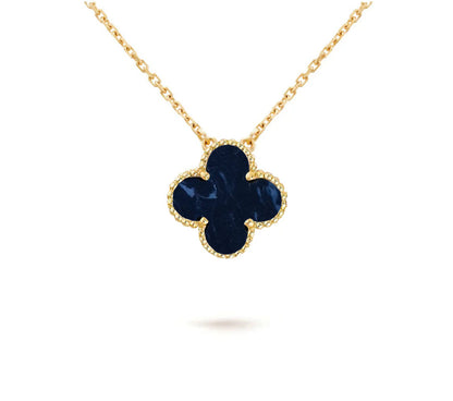[Leaves]15MM CLOVER FLOWER PENDANT NECKLACE COLLECTION