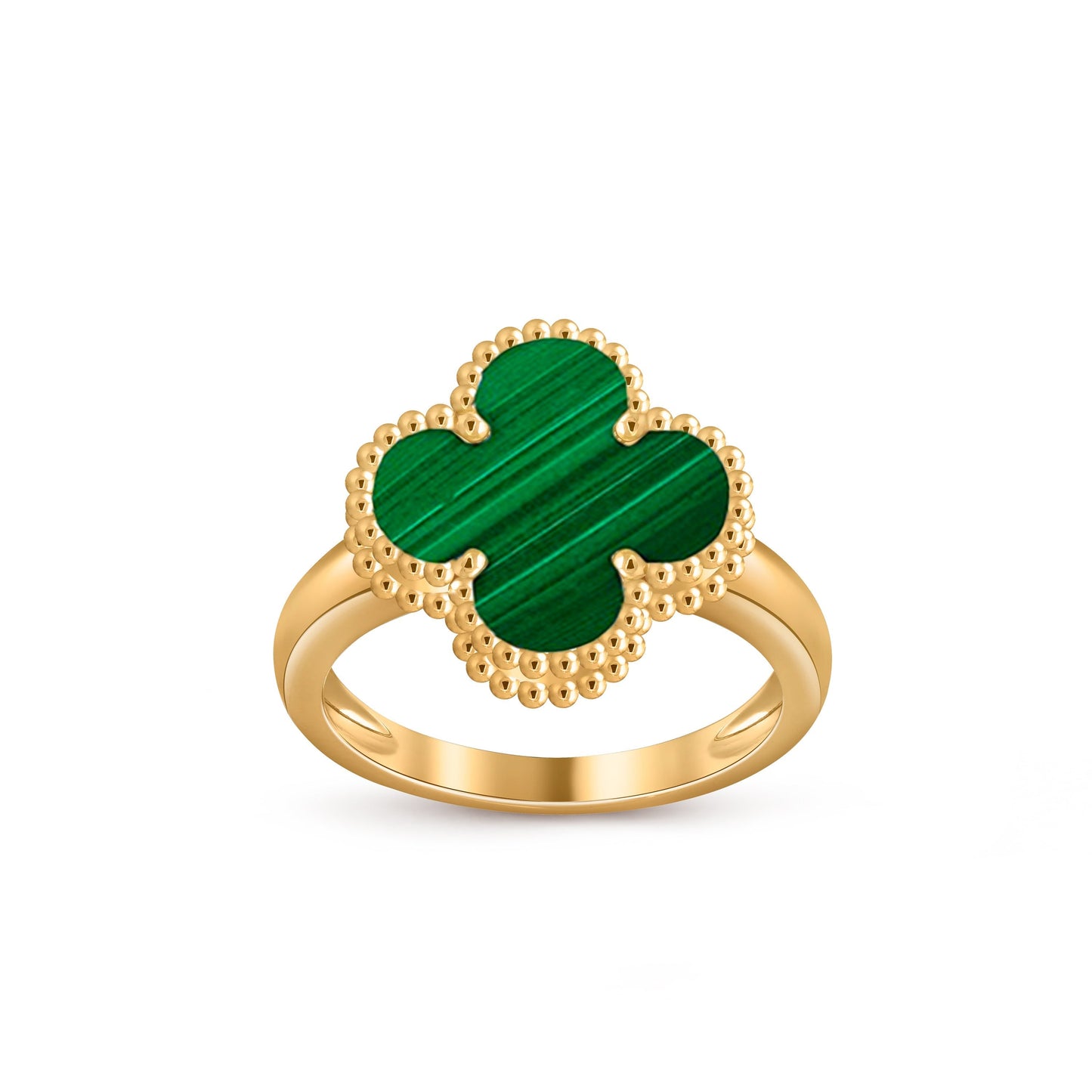 [Leaves]LUCKY CLOVER VINTAGE GOLD RING COLLECTION
