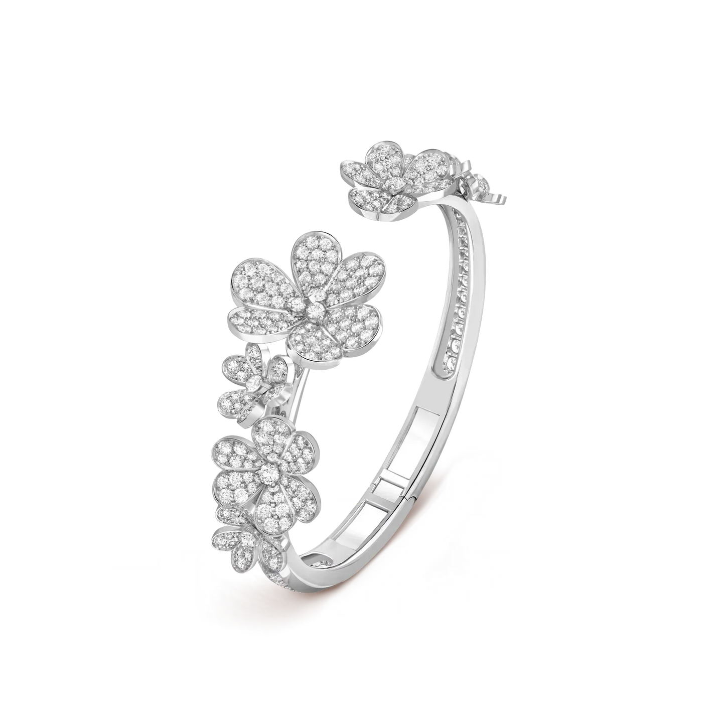 [Leaves]LUMINOUS BLOSSOM OPEN BANGLE