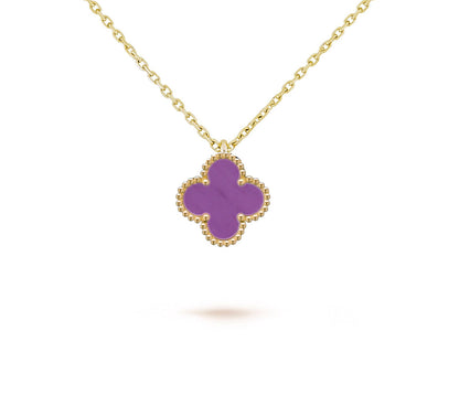 [Leaves]9.5MM MINI CLOVER PENDANT NECKLACE COLLECTION