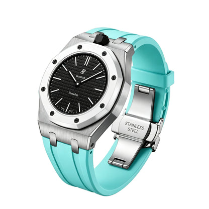 [Leaves]Royal Oak Pop Exclusive Steel Case & Silicone Strap With Cradle