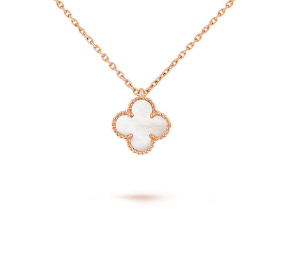 [Leaves]9.5MM MINI CLOVER PENDANT NECKLACE COLLECTION