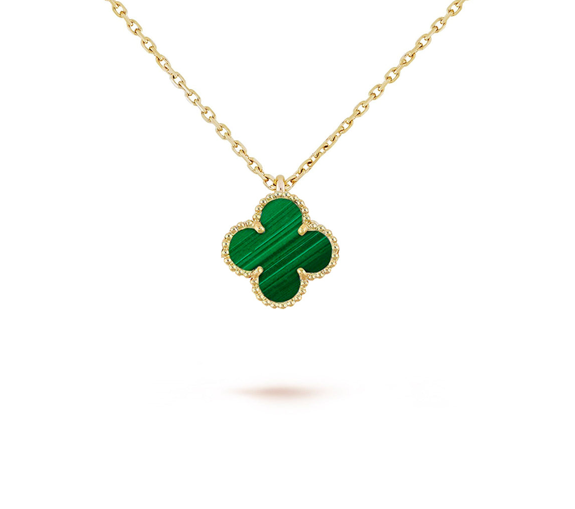 [Leaves]9.5MM MINI CLOVER PENDANT NECKLACE COLLECTION